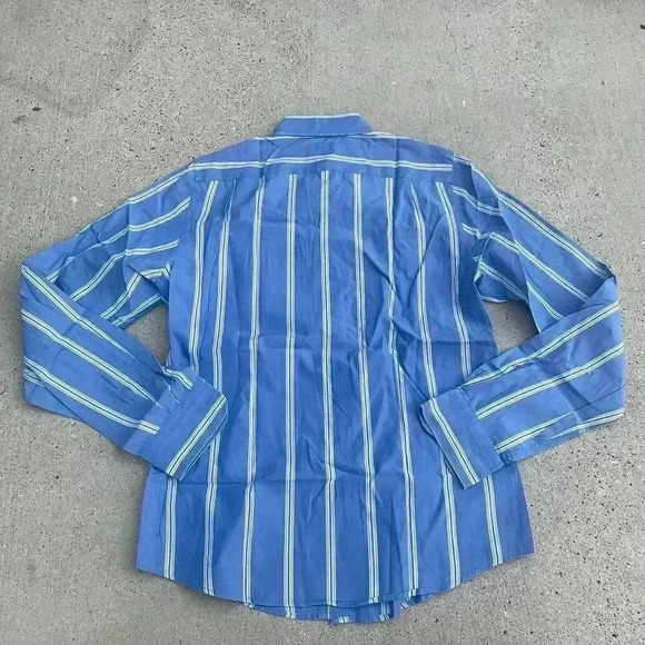 Vintage Y2k Abercrombie & Fitch Mens Muscle Stripped Button Up Preppy Moose Logo - Picture 5 of 6